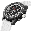 Breitling Endurance Pro Black Dial White Rubber Strap Watch for Men - X82310A71B1S1