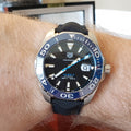 Tag Heuer Aquaracer Black Dial Watch for Men - WAY201C.FC6395
