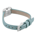 Gucci G-Frame Pastel Blue Mother of Pearl Dial Blue Leather Strap Watch For Women - YA128531