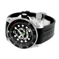 Gucci Dive Quartz Kingsnake Black Dial Black Rubber Strap Watch For Men - YA136217