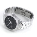 Gucci GG2570 Diamonds Black Dial Silver Steel Strap Watch For Women - YA142404