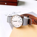 Tissot T Classic Everytime Medium White Dial Two Tone NATO Strap Watch for Women - T109.410.18.032.00