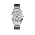 Guess Confetti Silver Dial Silver Steel Strap Watch for Women - W0778L1