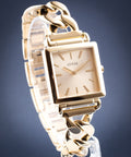 Guess Vanity Gold Dial Gold Steel Strap Watch for Women - W1029L2