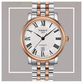 Tissot Carson Premium Lady Silver Dial Two Tone Steel Strap Watch For Women - T122.210.22.033.01