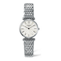 Longines La Grande Classique White Dial Silver Steel Strap Watch for Women - L4.209.4.71.6