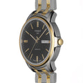 Tissot Automatics III Day Date Black Dial Two Tone Steel Strap Watch For Men - T065.430.22.051.00