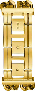 Guess Mod G Gold Dial Gold Steel Strap Watch for Women - GW0294L2